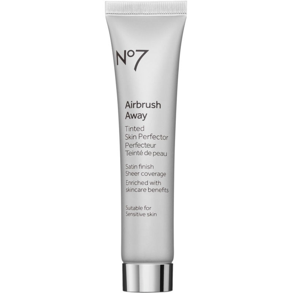 BNIB No7 Airbrush Away Tinted Skin Perfector - Dark